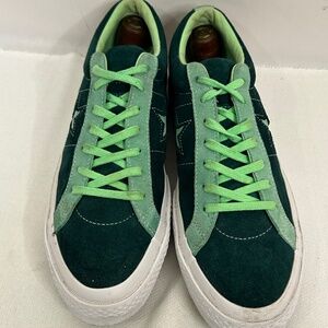 Converse One Star Pro Ox Shoes Mens 11 Ponderosa Green Suede Skate Sneakers E ea